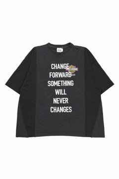 Load image into Gallery viewer, CHANGES exclusive VINTAGE REMAKE SHORT SLEEVE TEE (BLACK #E)