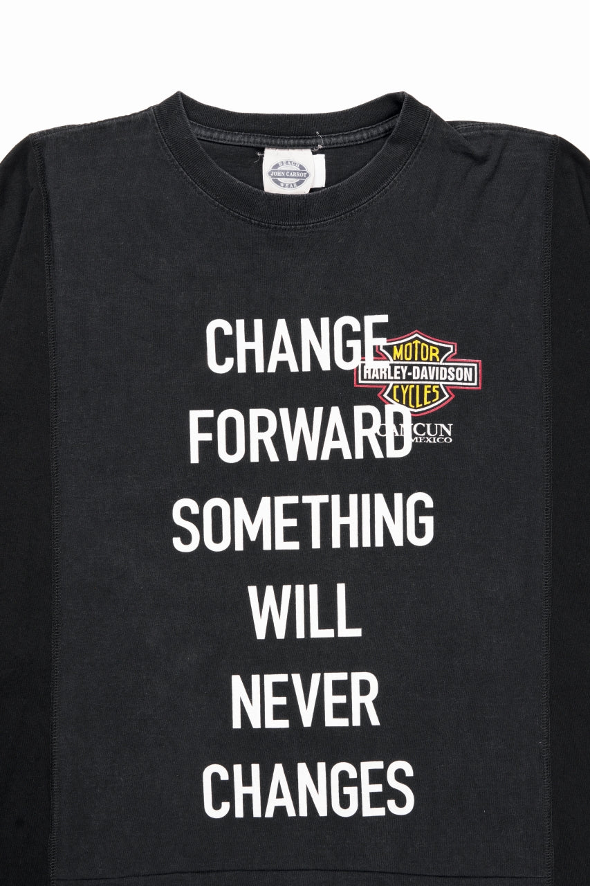 CHANGES exclusive VINTAGE REMAKE SHORT SLEEVE TEE (BLACK #E