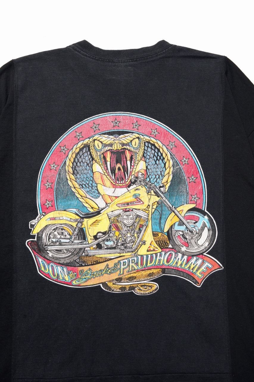 [ERA] MEN COLOR EDGE SLIM T /追跡付 CHANGES exclusive VINTAGE REMAKE SHORT SLEEVE TEE (BLACK #C