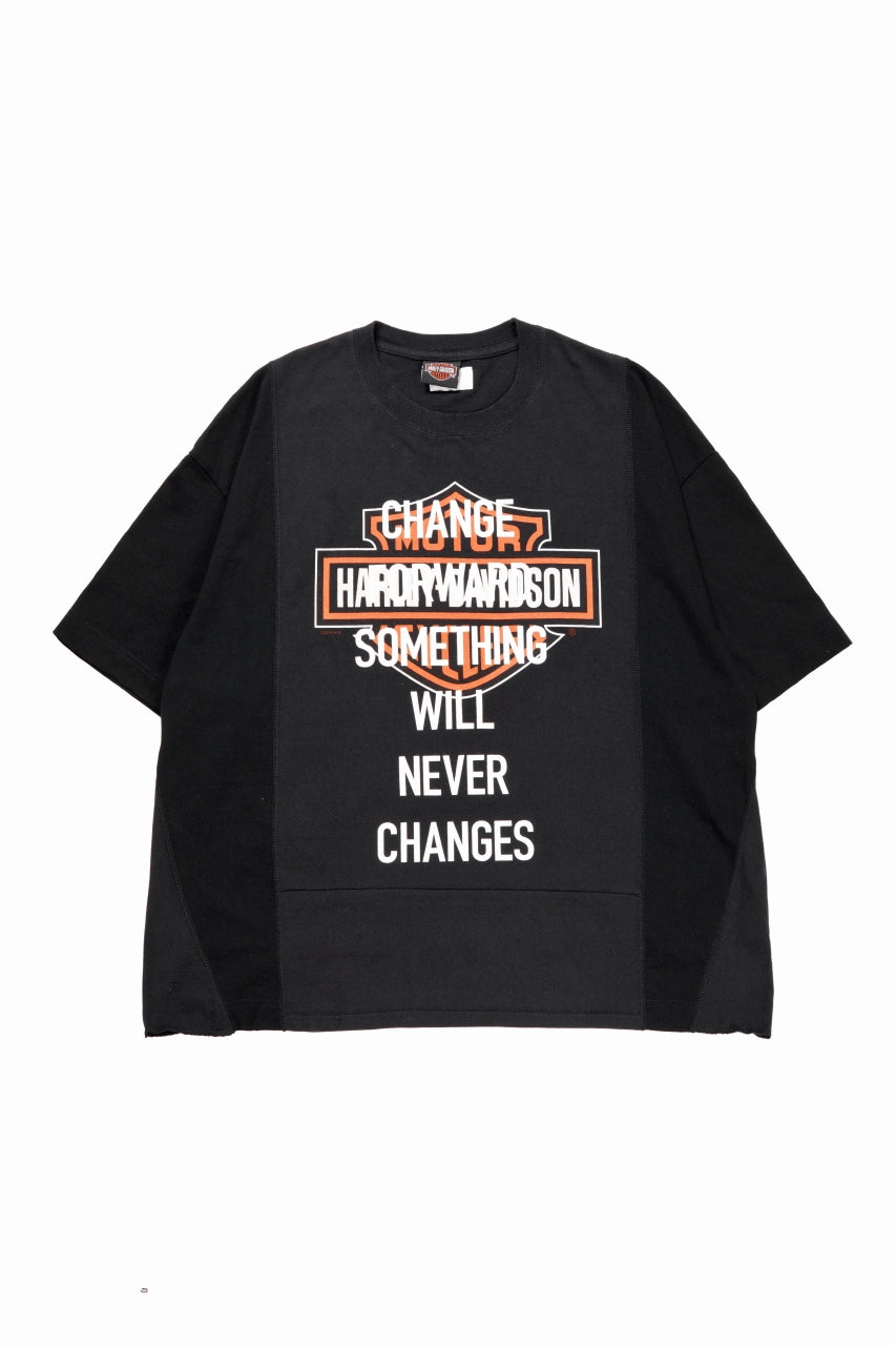 CHANGES exclusive VINTAGE REMAKE SHORT SLEEVE TEE (BLACK #F