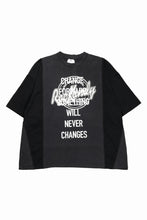 画像をギャラリービューアに読み込む, CHANGES exclusive VINTAGE REMAKE SHORT SLEEVE TEE (BLACK #G)