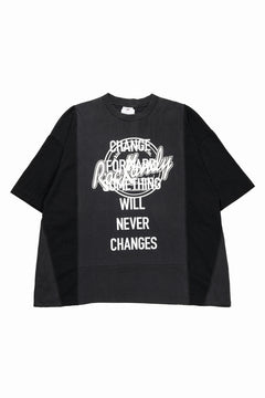 画像をギャラリービューアに読み込む, CHANGES exclusive VINTAGE REMAKE SHORT SLEEVE TEE (BLACK #G)