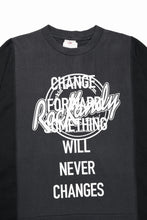 画像をギャラリービューアに読み込む, CHANGES exclusive VINTAGE REMAKE SHORT SLEEVE TEE (BLACK #G)