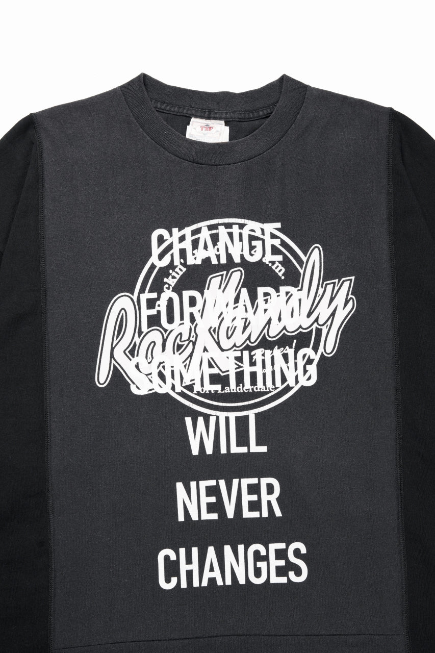 黒田坊　1008 CHANGES exclusive VINTAGE REMAKE SHORT SLEEVE TEE (BLACK #G