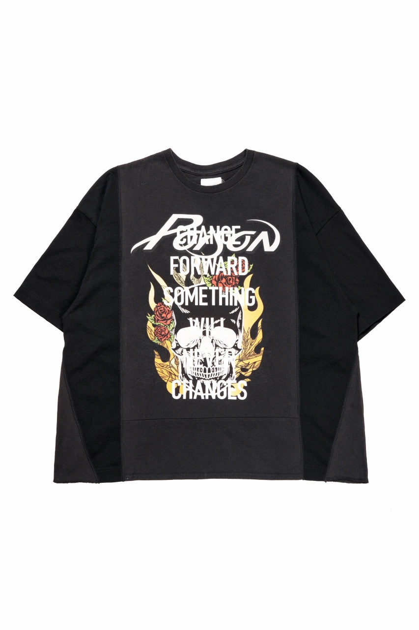 画像をギャラリービューアに読み込む, CHANGES exclusive VINTAGE REMAKE SHORT SLEEVE TEE (BLACK #H)