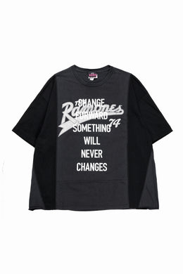CHANGES exclusive VINTAGE REMAKE SHORT SLEEVE TEE (BLACK #J)