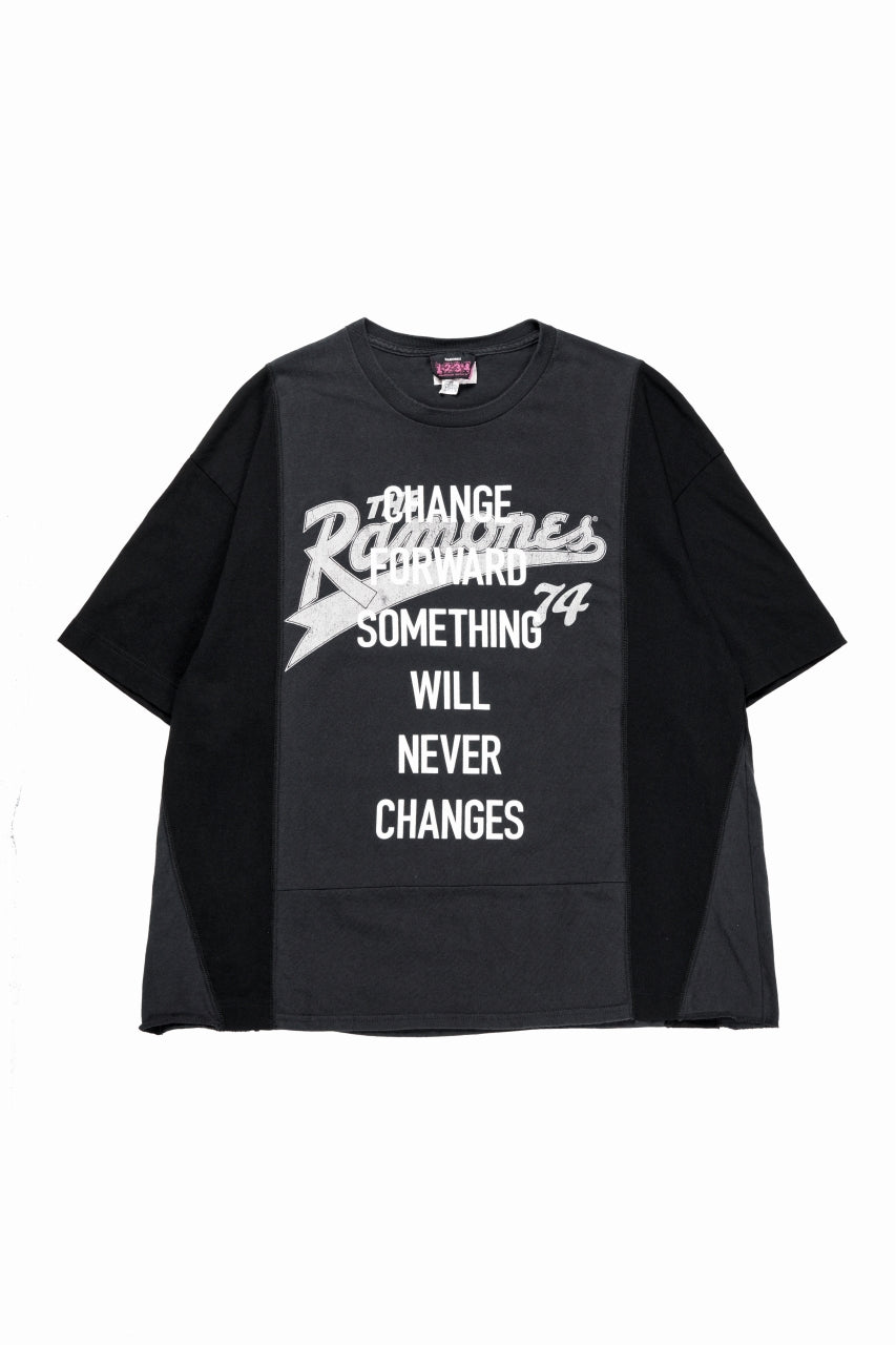 画像をギャラリービューアに読み込む, CHANGES exclusive VINTAGE REMAKE SHORT SLEEVE TEE (BLACK #J)