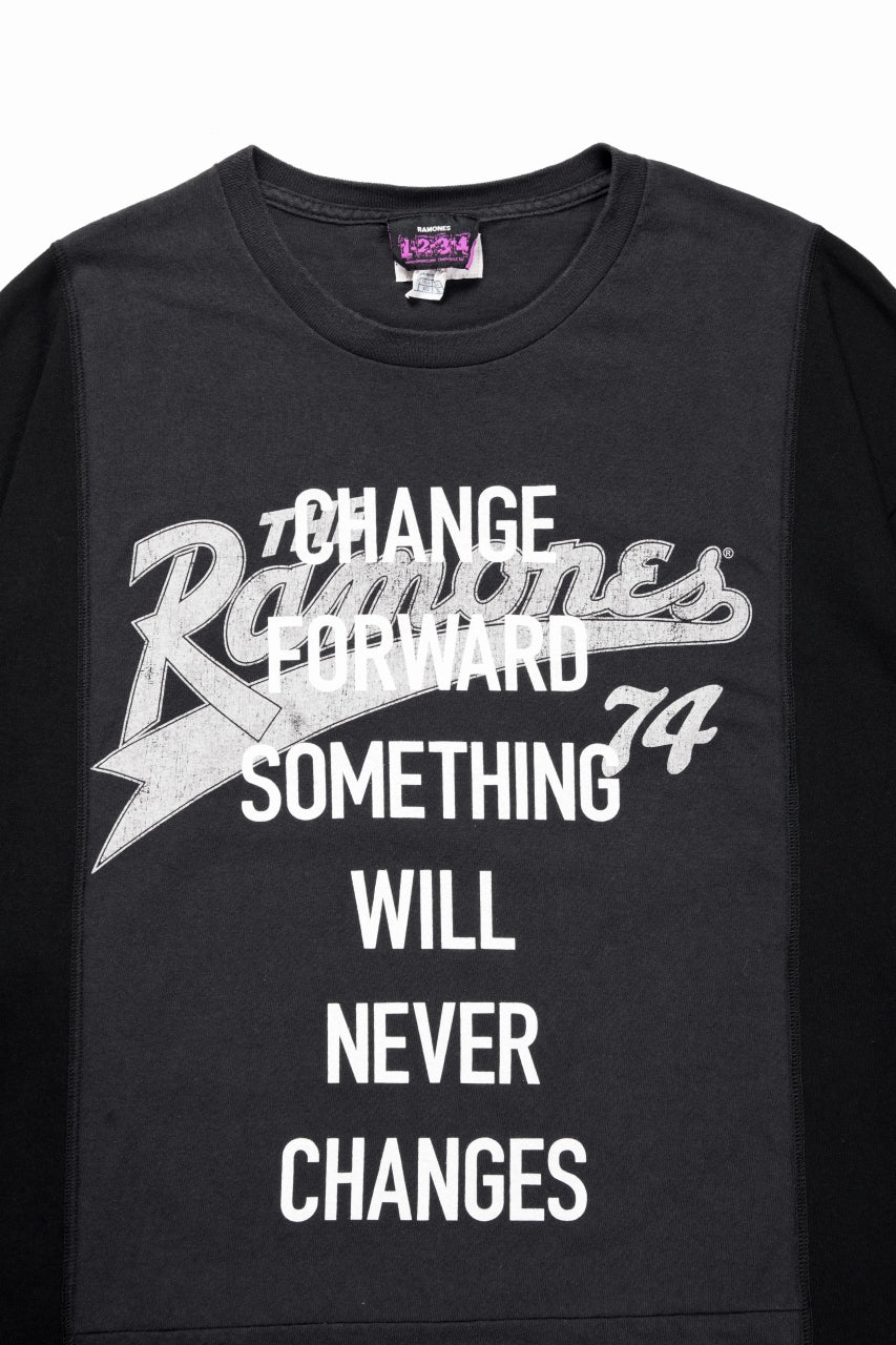 画像をギャラリービューアに読み込む, CHANGES exclusive VINTAGE REMAKE SHORT SLEEVE TEE (BLACK #J)