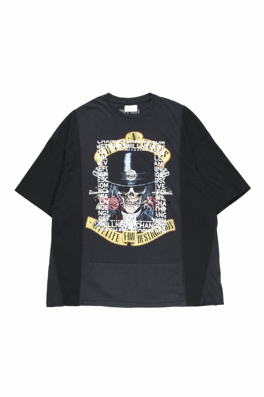 画像をギャラリービューアに読み込む, CHANGES exclusive VINTAGE REMAKE SHORT SLEEVE TEE (BLACK #L)