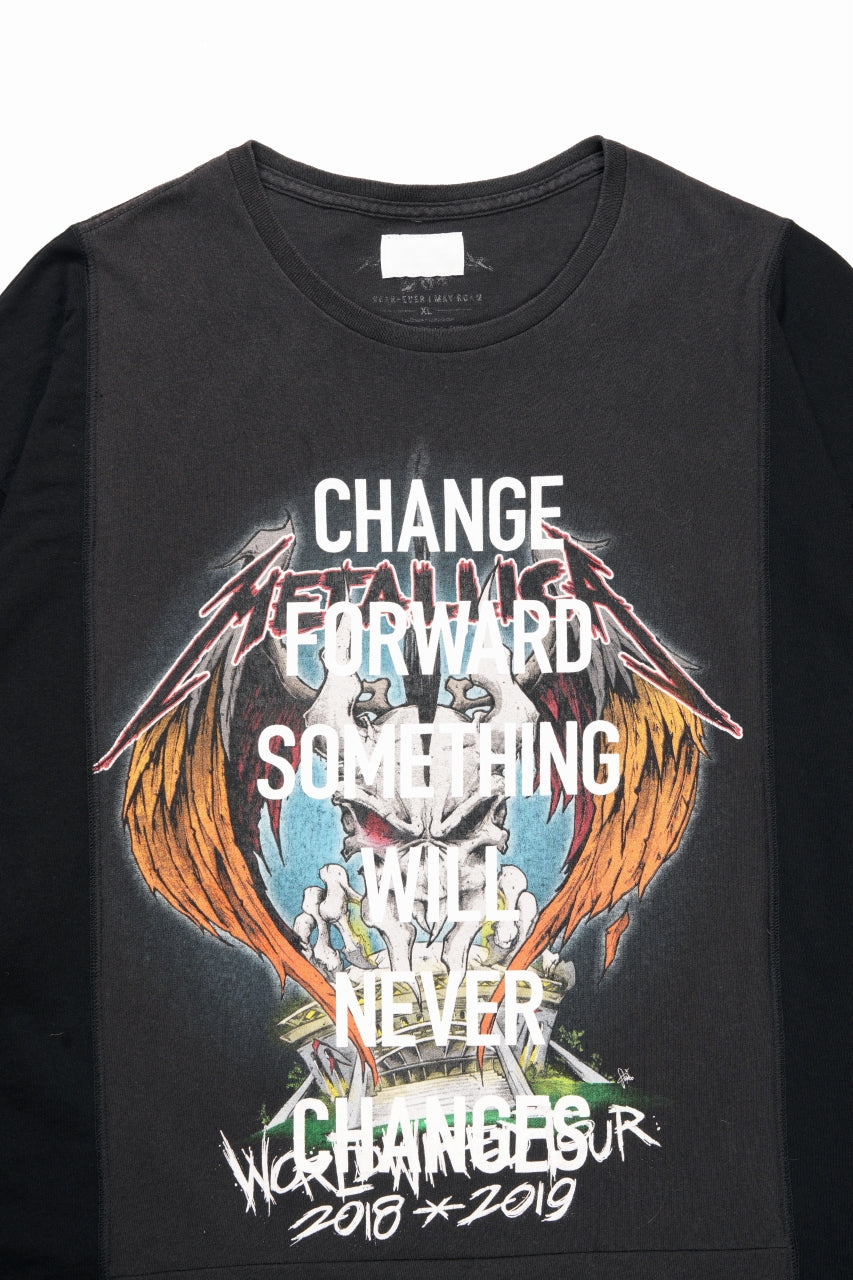 THIS MAN ウォヌセット CHANGES exclusive VINTAGE REMAKE SHORT SLEEVE TEE (BLACK #N