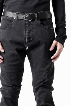 画像をギャラリービューアに読み込む, A.F ARTEFACT RELAXED SKINNY DENIM PANTS (BLACK)