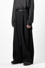 Load image into Gallery viewer, th products Wide 5 Pocket Pants / active setter tweed knit (black)