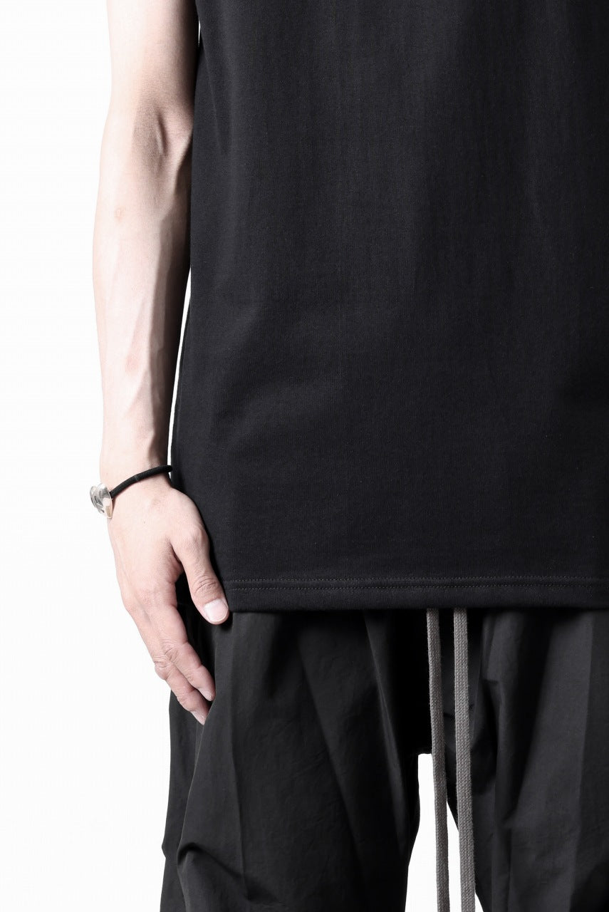 N/07 NO SLEEVE TOP / CLASSIC JERSEY (BLACK)