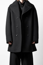 Load image into Gallery viewer, th products Marine Over Coat / active setter tweed knit (black)