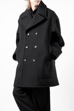 画像をギャラリービューアに読み込む, th products Marine Over Coat / active setter tweed knit (black)