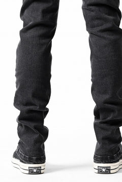 画像をギャラリービューアに読み込む, A.F ARTEFACT RELAXED SKINNY DENIM PANTS (BLACK)