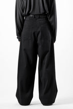 画像をギャラリービューアに読み込む, th products Wide 5 Pocket Pants / active setter tweed knit (black)