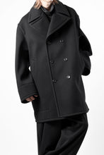 Load image into Gallery viewer, th products Marine Over Coat / active setter tweed knit (black)