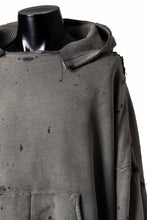 画像をギャラリービューアに読み込む, READYMADE GRUNGE DOUBLE FACE HOODIE (BLACK)