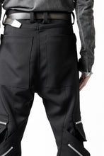 画像をギャラリービューアに読み込む, A.F ARTEFACT CARGO FLARE BAGGY PANTS / LUXE-TWILL (BLACK)