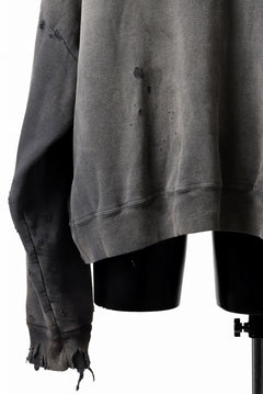 画像をギャラリービューアに読み込む, READYMADE GRUNGE DOUBLE FACE HOODIE (BLACK)