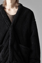 画像をギャラリービューアに読み込む, N/07 exclusive BOA FLEECE 3B CARDIGAN (BLACK)