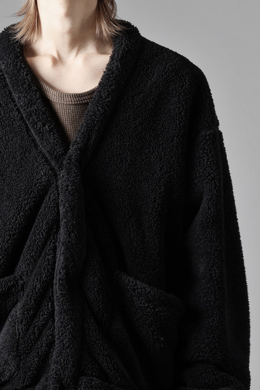 N/07 exclusive BOA FLEECE 3B CARDIGAN (BLACK)