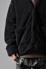 画像をギャラリービューアに読み込む, N/07 exclusive BOA FLEECE 3B CARDIGAN (BLACK)