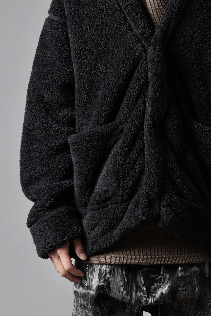 N/07 exclusive BOA FLEECE 3B CARDIGAN (BLACK)