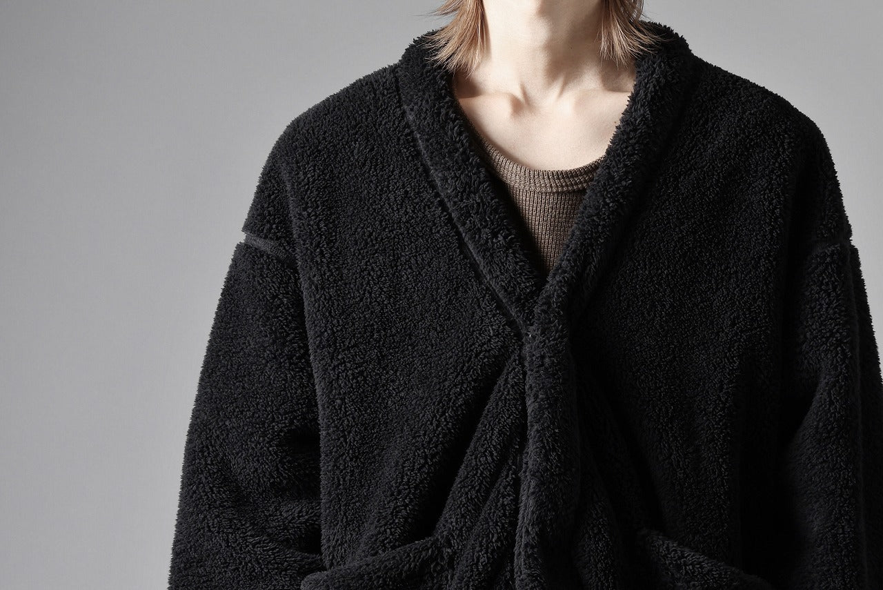 N/07 exclusive BOA FLEECE 3B CARDIGAN (BLACK)