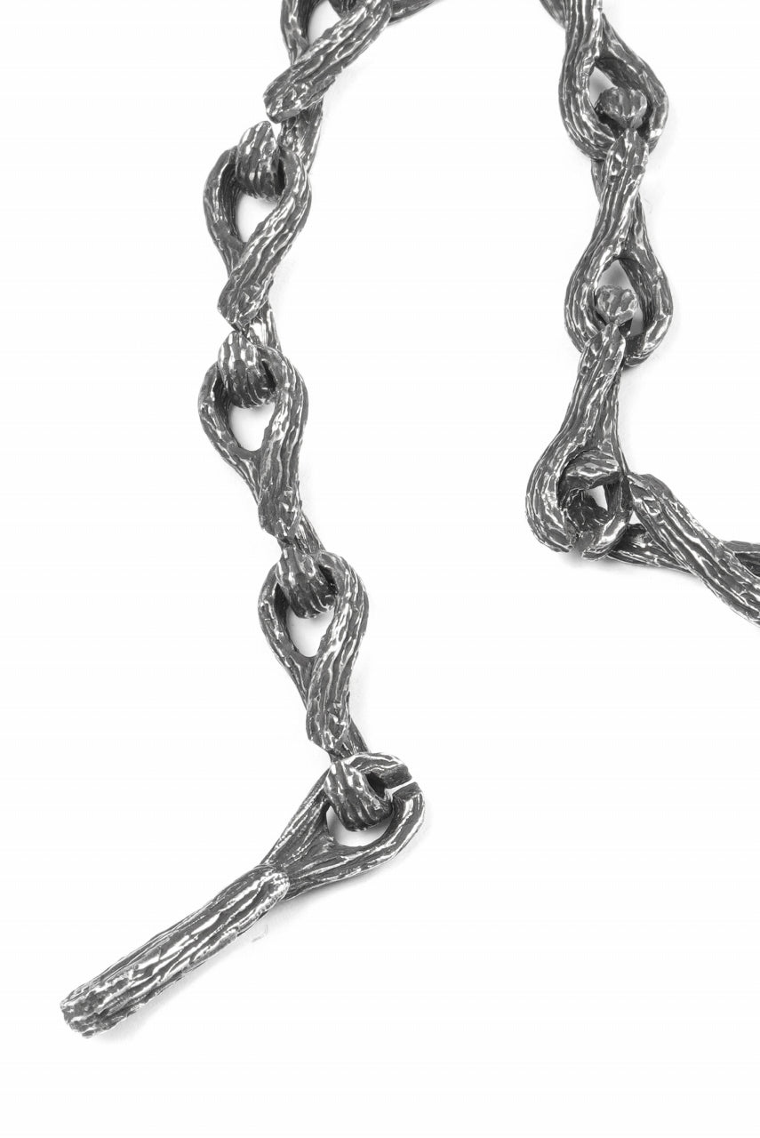 Node by KUDO SHUJI BR-29 KOBOKU - STERLING SILVER MODULAR CHAIN BRACELET