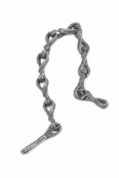Load image into Gallery viewer, Node by KUDO SHUJI BR-29 KOBOKU - STERLING SILVER MODULAR CHAIN BRACELET