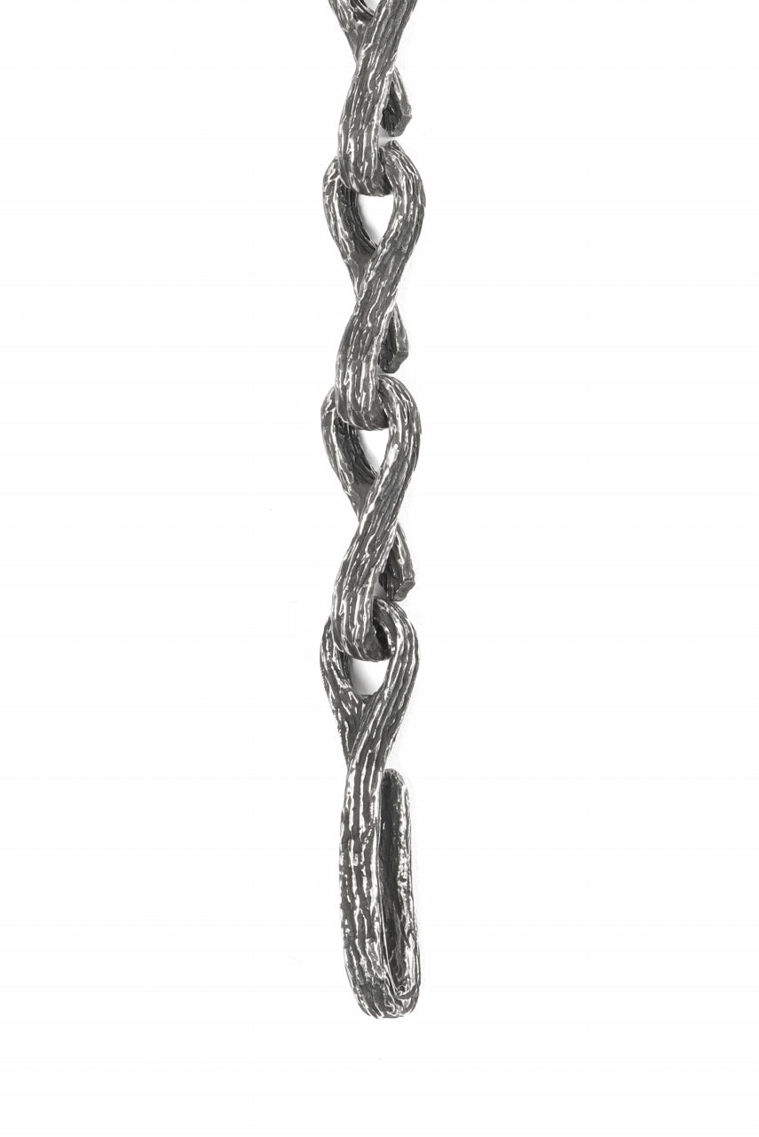 Node by KUDO SHUJI BR-29 KOBOKU - STERLING SILVER MODULAR CHAIN BRACELET