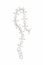 Load image into Gallery viewer, m.a+ cross multiple silver cross bracelet / AB+++ AG (SILVER)