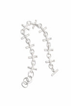 Load image into Gallery viewer, m.a+ cross multiple silver cross bracelet / AB+++ AG (SILVER)