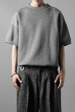 画像をギャラリービューアに読み込む, N/07 BASIC TOP / RIBBED CARDBOARD KNIT JERSEY (GREY)