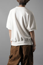画像をギャラリービューアに読み込む, N/07 BASIC TOP / RIBBED CARDBOARD KNIT JERSEY (WHITE)