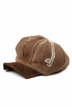 Load image into Gallery viewer, ierib Casquette Cap / Vintage SAKABUKURO x Lamb Suede Leather (BROWN #B)