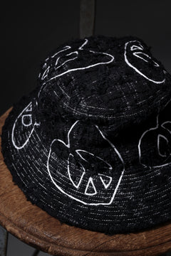 画像をギャラリービューアに読み込む, READYMADE TWEED BUCKET HAT (BLACK #B)