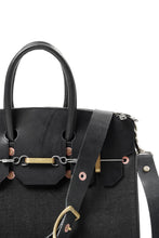 画像をギャラリービューアに読み込む, ierib exclusive 2Way Bark Bag 30 / Heavy Linen Canvas + Saddle Leather (BLACK #B)