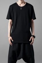 Load image into Gallery viewer, black crow x LOOM exclusive short sleeve tops / gima cotton jersey (BLACK)