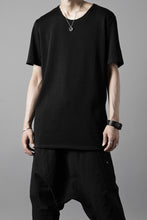 Load image into Gallery viewer, black crow x LOOM exclusive short sleeve tops / gima cotton jersey (BLACK)