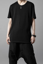 Load image into Gallery viewer, black crow x LOOM exclusive short sleeve tops / gima cotton jersey (BLACK)