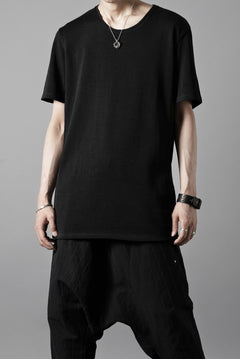Load image into Gallery viewer, black crow x LOOM exclusive short sleeve tops / gima cotton jersey (BLACK)