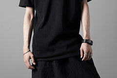 Load image into Gallery viewer, black crow x LOOM exclusive short sleeve tops / gima cotton jersey (BLACK)