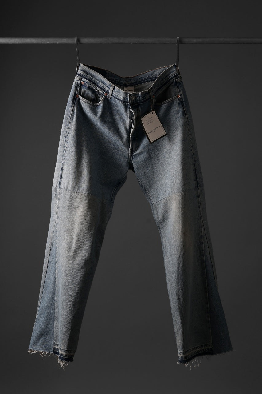 READYMADE WIDE FLARE DENIM PANTS / (BLUE #C)