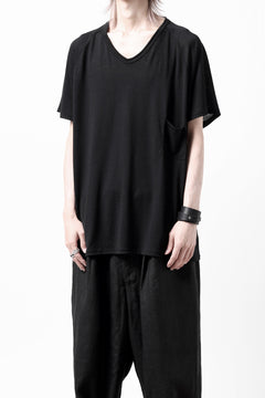 画像をギャラリービューアに読み込む, CAPERTICA PRISONER SHIRTS / SUPER 120s WASHABLE WOOL JERSEY (BLACK)