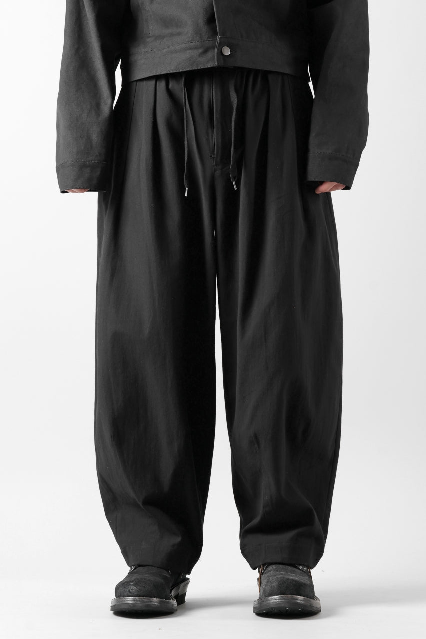 CAPERTICA BALLOON PANTS / BARATHEA CLOTH (BLACK)