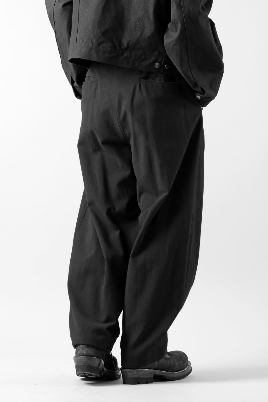 画像をギャラリービューアに読み込む, CAPERTICA BALLOON PANTS / BARATHEA CLOTH (BLACK)