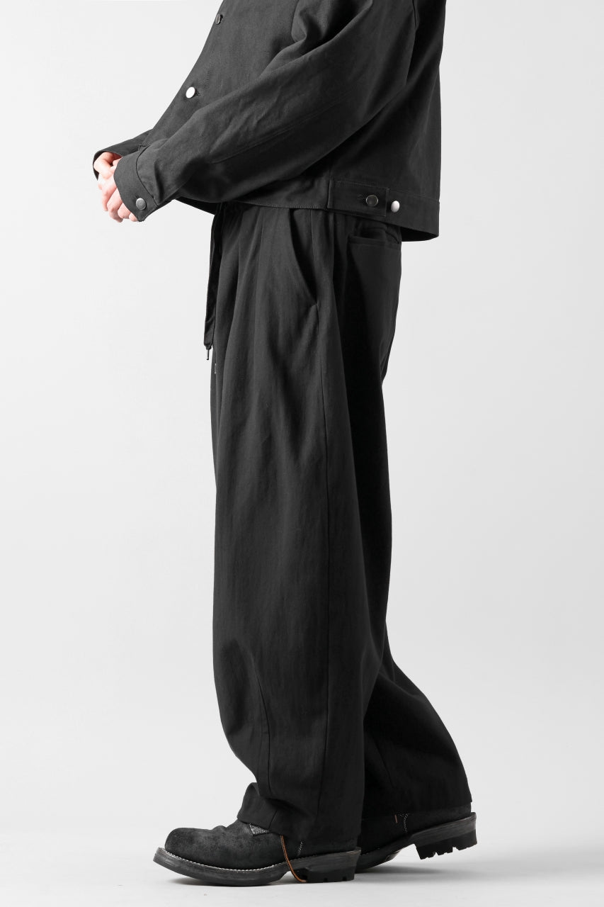 CAPERTICA BALLOON PANTS / BARATHEA CLOTH (BLACK)